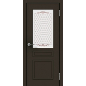Дверь межкомнатная Эмаль ПО-1 Графит